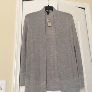 Ann Taylor grey cardigan